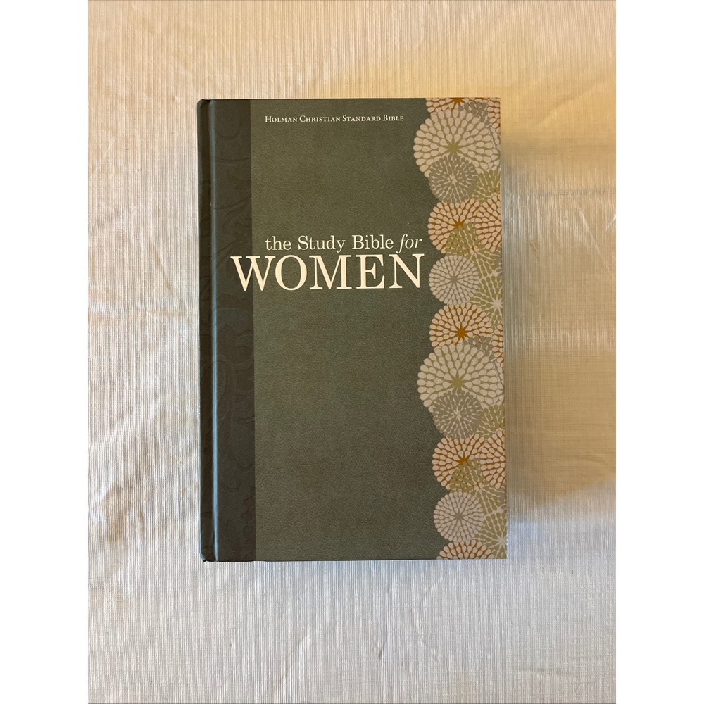 Holman Christian Standard Bible Study Bible for Women HCSB Floral Hardcover Sage